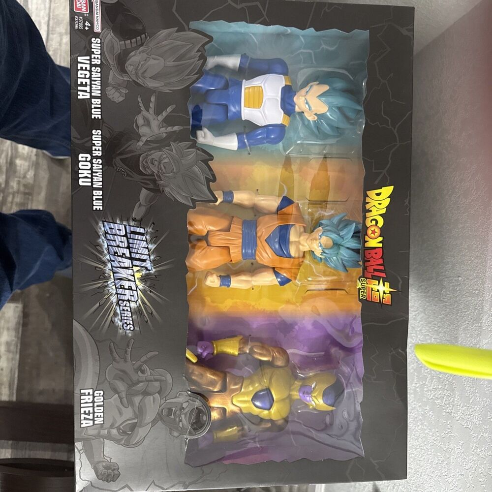 Dragon Ball Limit Breaker Series Vegeta Goku Golden Frieza Factory Sealed NEW - Picture 3 of 9